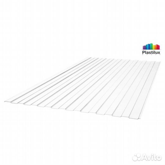 Монолитный профилированный поликарбонат для теплиц