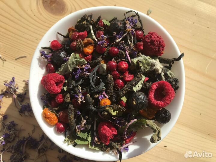 Иванчай 1кг с ягодами и травами