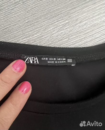 Мини платье Zara (черное)