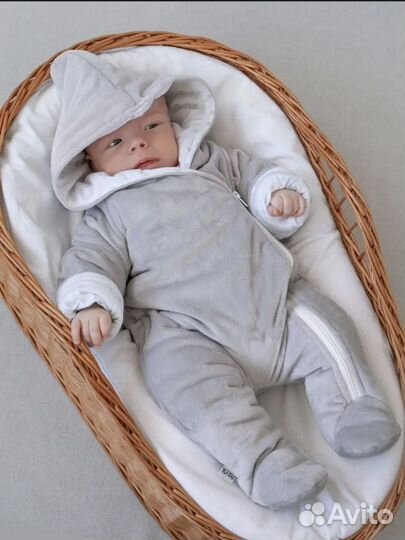Комплект на выписку, комбинезон для новорожденных