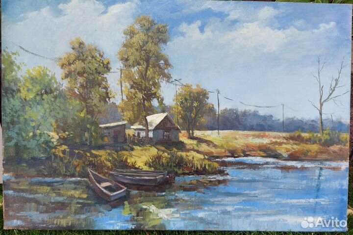 Картина маслом на холсте пейзаж