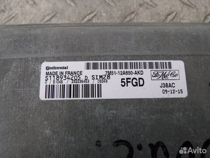 Блок управления двигателем Ford Focus II