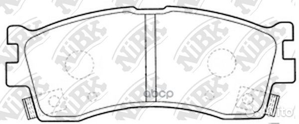 Колодки передние nibk PN0702 KIA Spectra /Shuma