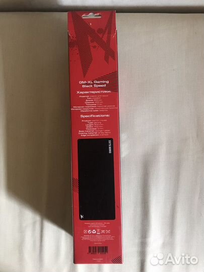 Коврик для мыши ZET GM-XL Gaming Black Speed