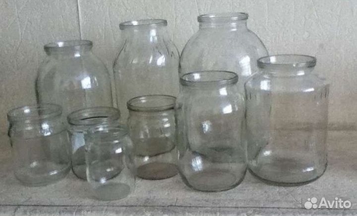 Банки стеклянные бу
