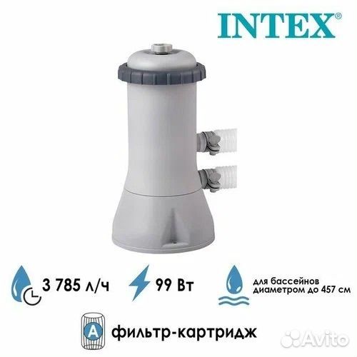 Фильтр насос для бассейна 28638 intex