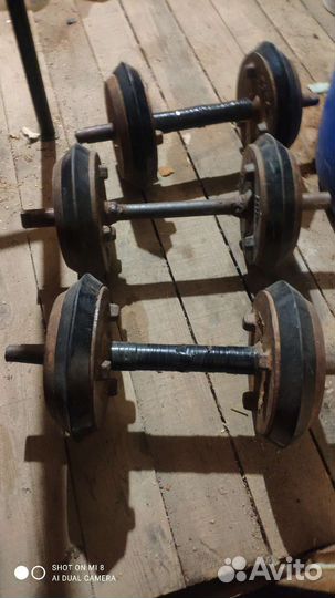 Гантели самодельные