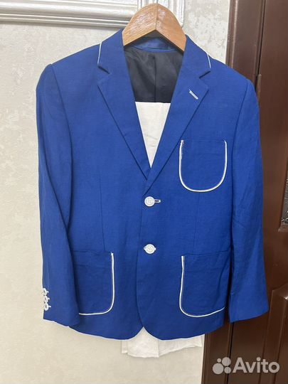 Льняная двойка на мальчика 10 лет