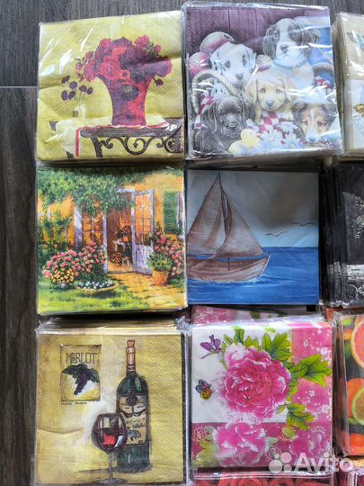 Салфетки бумажные 3-х слойные 33х33 см