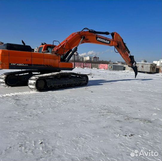 Услуги гусеничного экскаватора Doosan DC 420 CLA