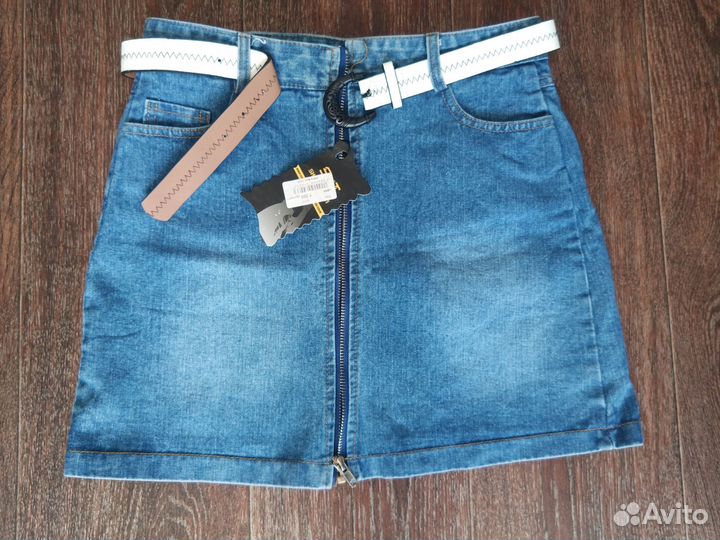 Юбка джинсовая