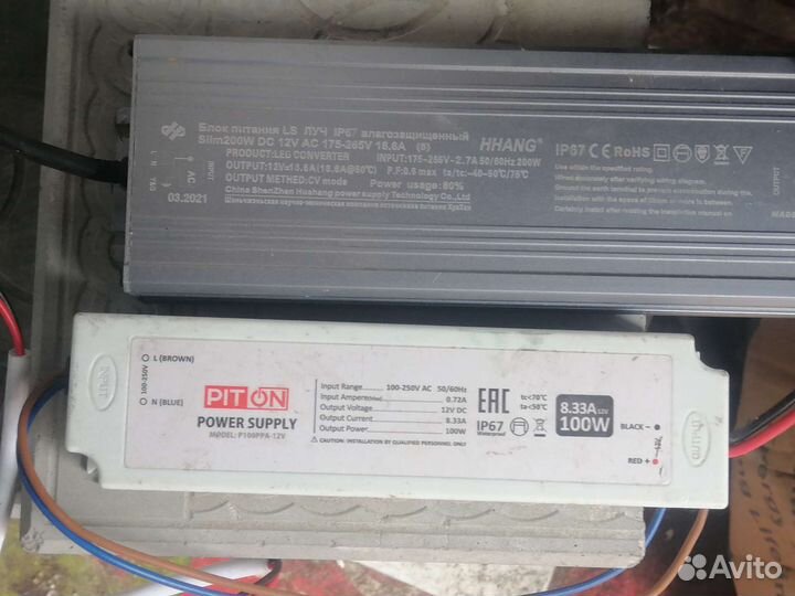 Блок питания 12в ip67