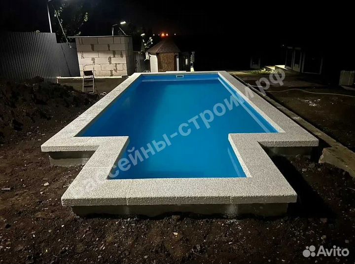Бассейн 7х3х1,5 от производителя,ступени Лето