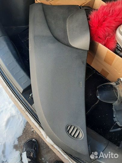 Накладка на панель на Honda FIT 2010 г