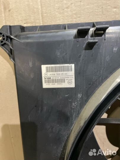 Вентилятор радиатора Mercedes-Benz M-Class W164