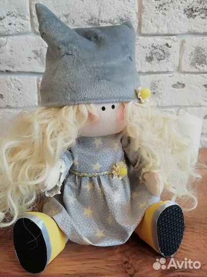 Интерьерная кукла ручной работы тильда