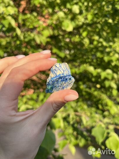 Азуромалахит Алтайский, камень мудрости и верности