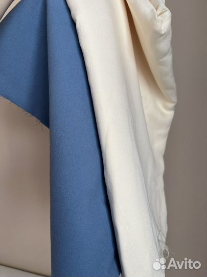 Отрез ткани молочный