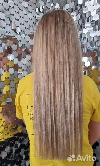 Волосы для наращивания биопротеин и натуральный