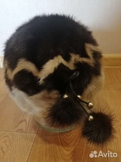 Шапка норковая женская бу