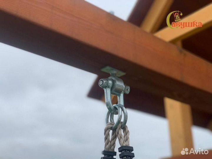 Детская площадка скалодром горка Савушка Люкс 6