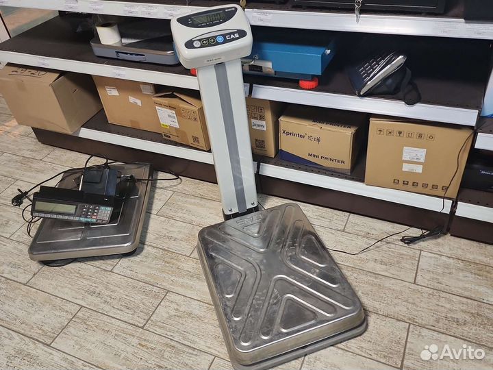 Весы напольные 150кг CAS DL150