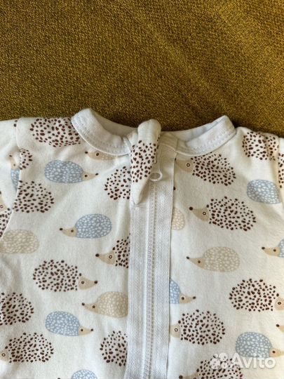 Спальный мешок для малыша mjolk ежики 3-6кг