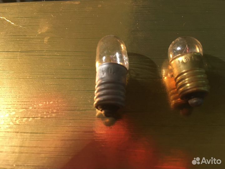 Лампочки на 6,3В-0,22А и 13,5В-0,15А для аудио рэа