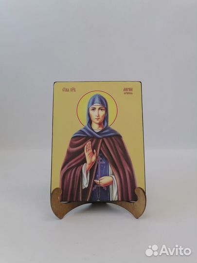 Преподобная Марина Берийская, 15x20x1,8 см, арт И8620