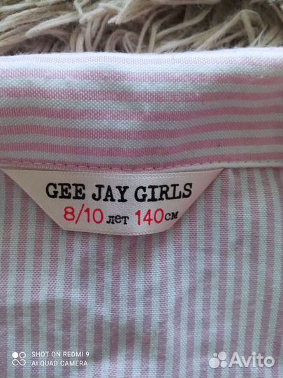 Рубашка на девочку 140