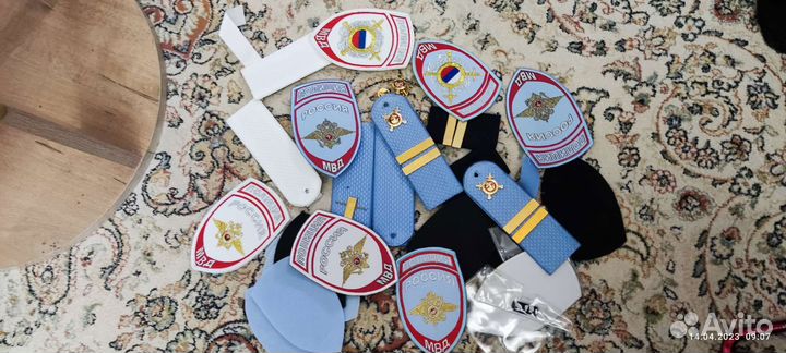 Нашивки шевроны мвд полиция кашне