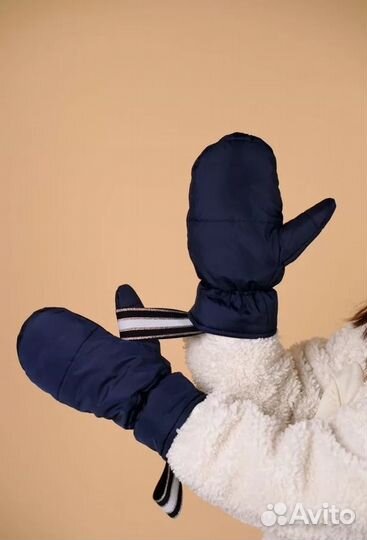 Варежки на флисе