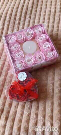 Розы из мыла