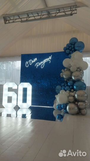 Фотозона для мужчины на юбилей