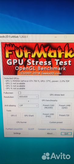 Видеокарта gtx 750ti 2gb