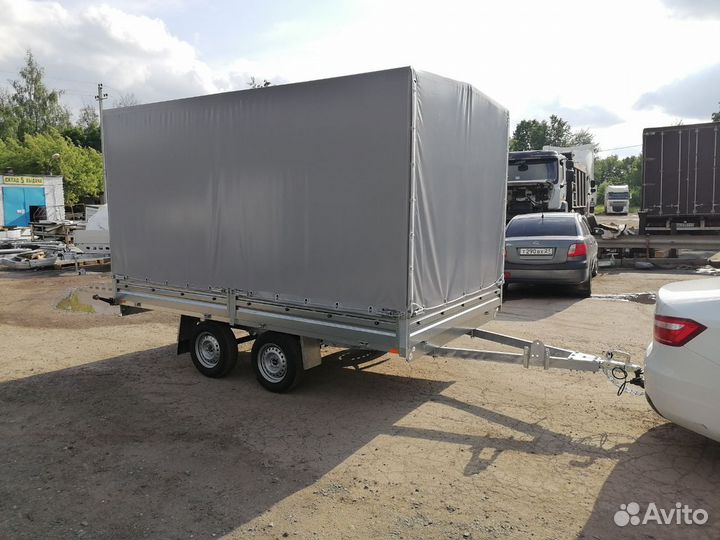 Двухосный прицеп с тентом 150 см 817739.001.Кредит