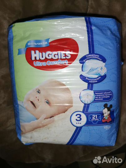 Подгузники хаггис 3