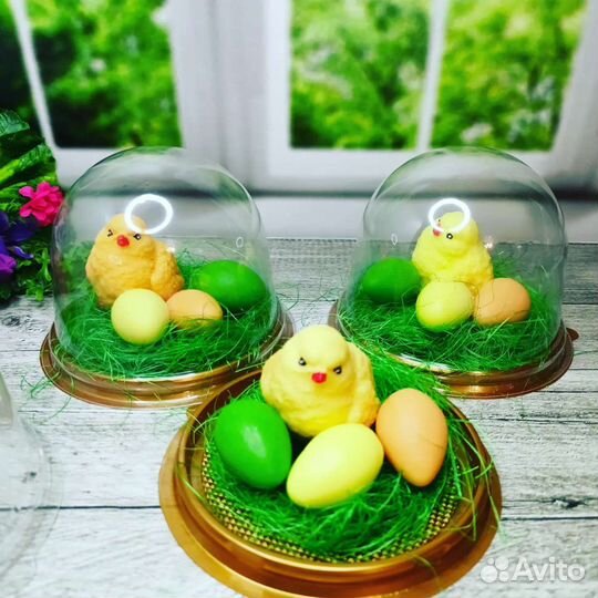 Композиция цыпленок в гнезде