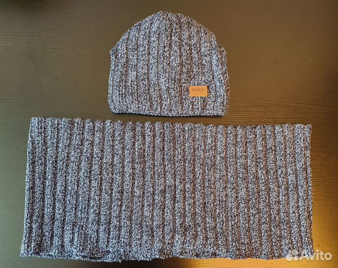 Шапка со снудом детская