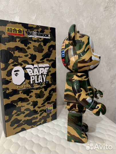 Игрушка Bearbrick 28см bape(камуфляж)