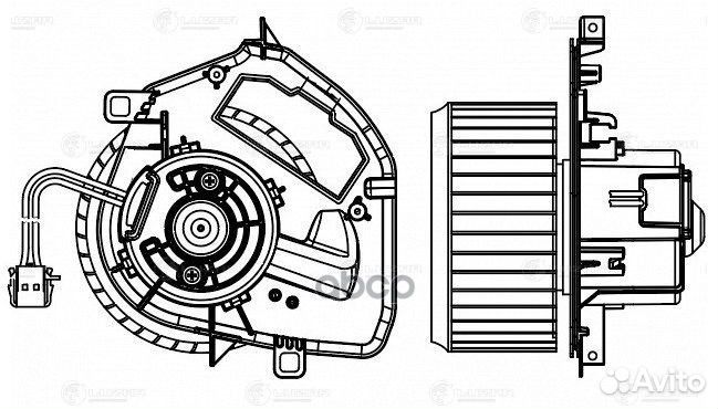 Вентилятор отопителя VW Transporter T6