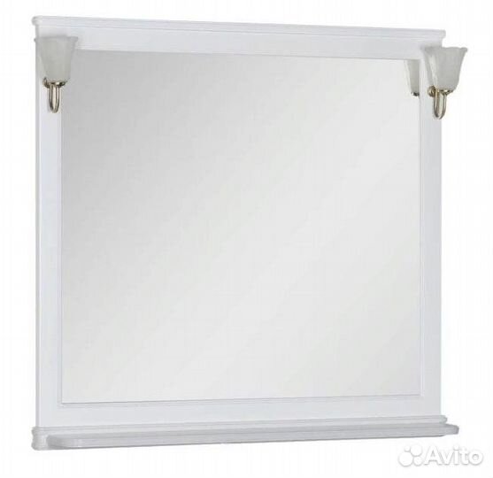 Зеркало Aquanet Валенса 110 белое