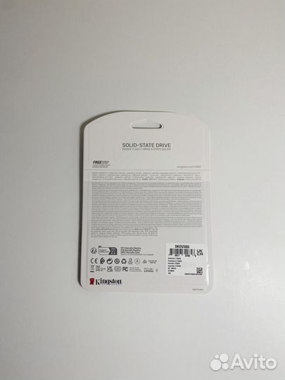 SSD NV2 NVMe M.2 Kingston 500Gb Гарантия