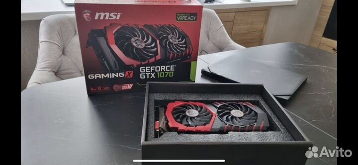 Видеокарта MSI GTX 1070