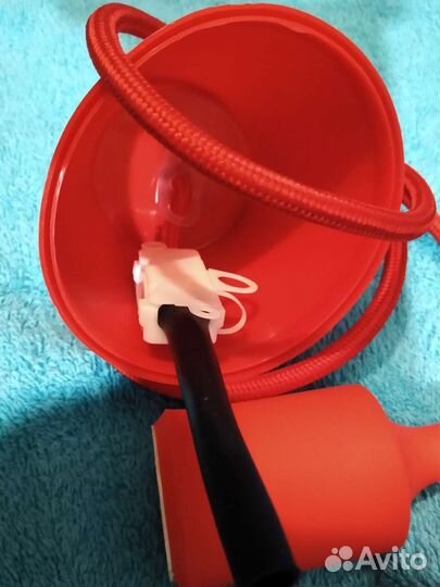 Патрон силиконовый электрический с плафоном