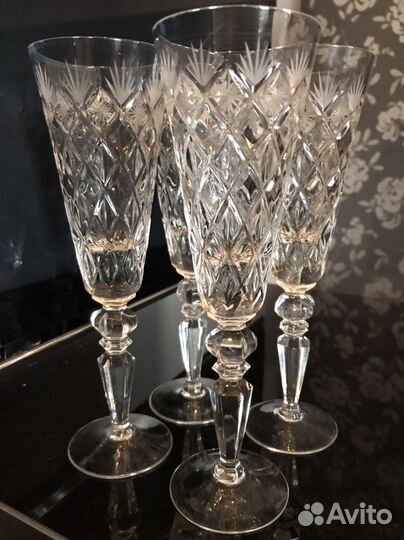 Хрустальные фужеры СССР в добор