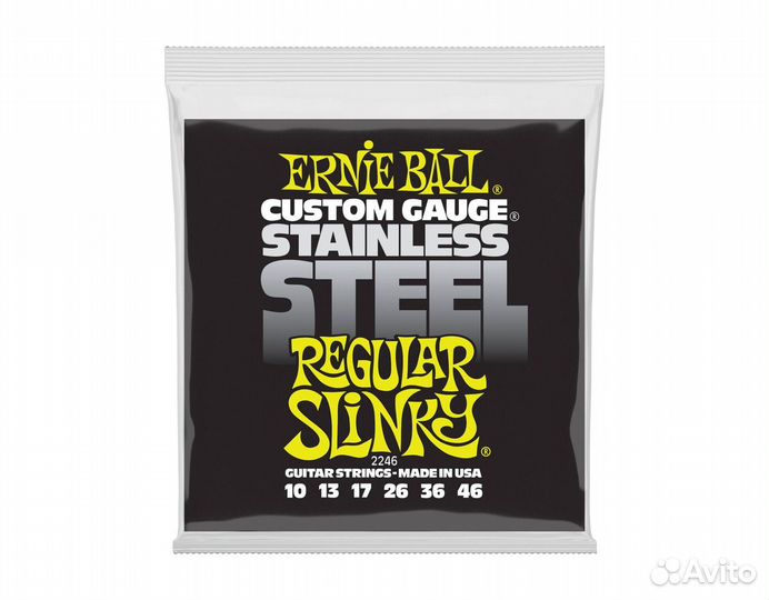 Ernie ball 2246 струны для электрогитары 10-46