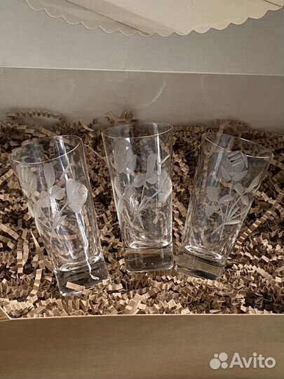Рюмки,фужеры, бокалы хрусталь, цветное стекло СССР