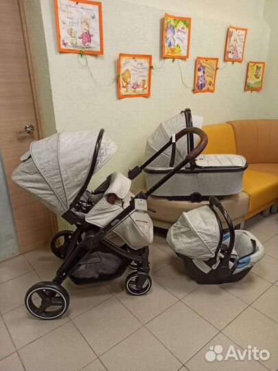 Новые коляски Nuovita Edel 3 в 1. Несколько расцве