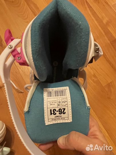 Коньки детские раздвижные 26-31 размер